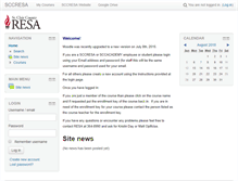 Tablet Screenshot of moodle.sccresa.org